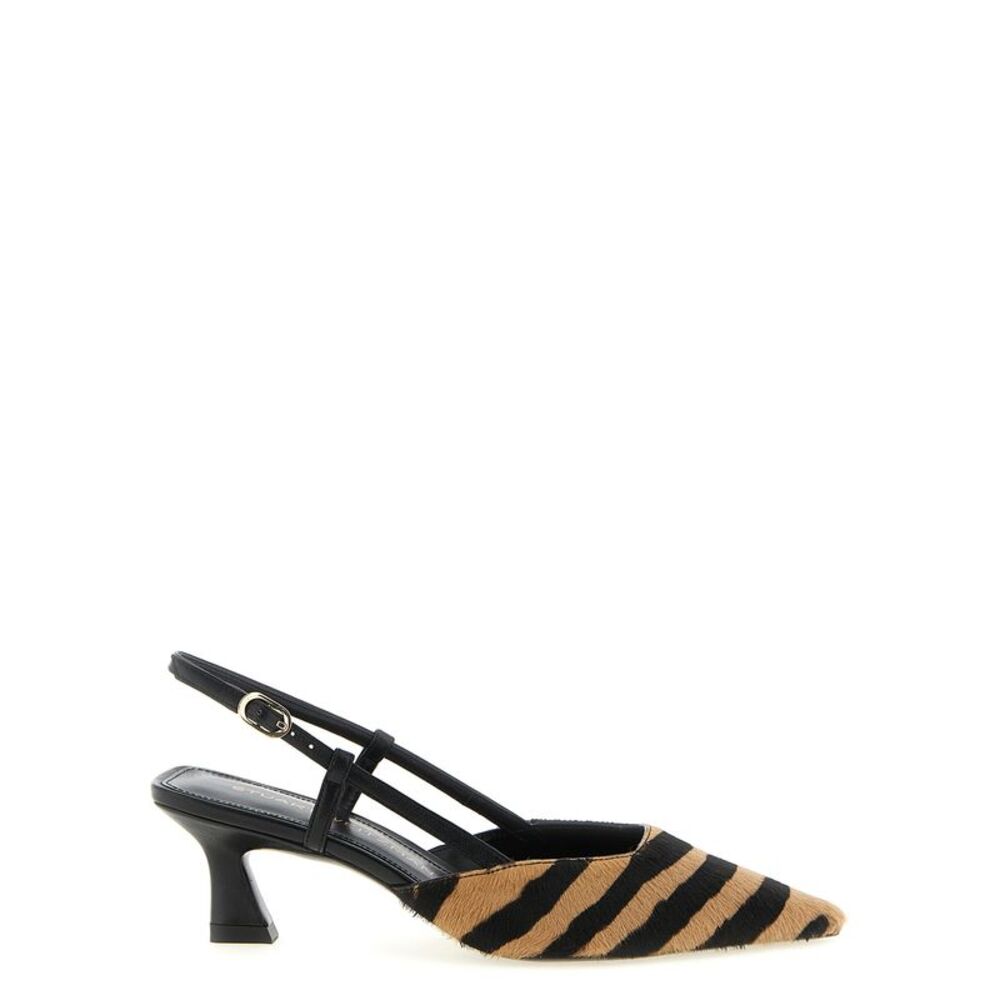 Stuart Weitzman Multicolor Calfskin Mid Heel Women's Pumps